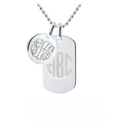 Ruimeng Titanium Steel U.S Army Dog Tag Pendant Necklace Army Dog Tag Necklace For Men